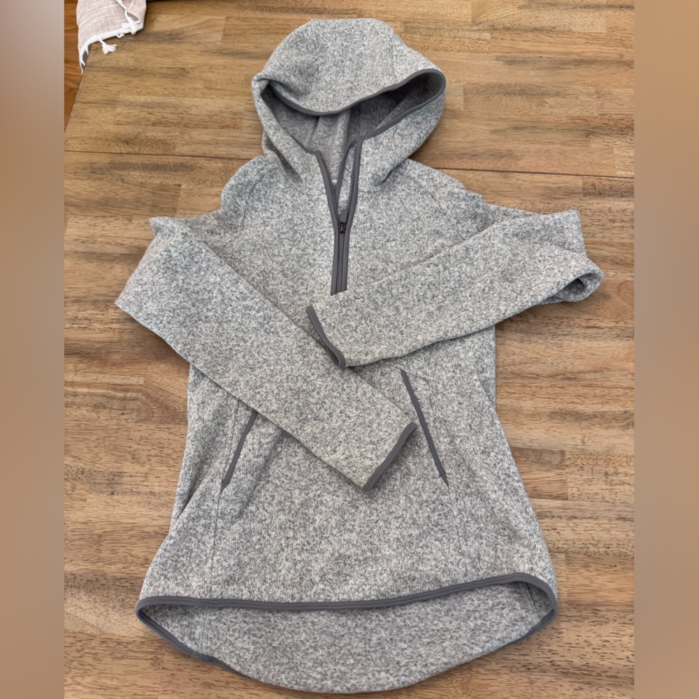 Lululemon fleece quarter zip hoodie